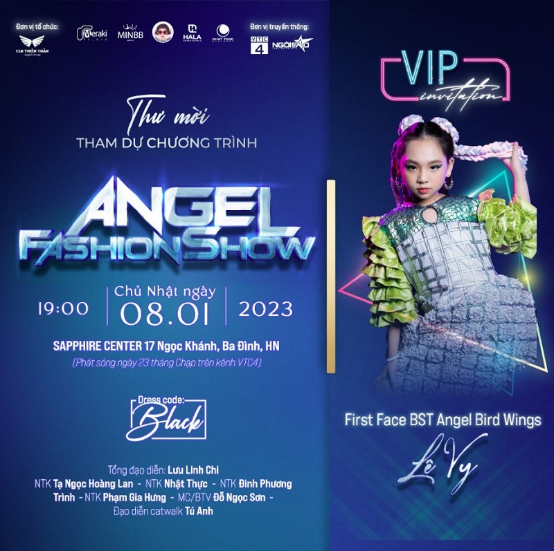 Thừ mời tham dự chương trình Angel fashion show