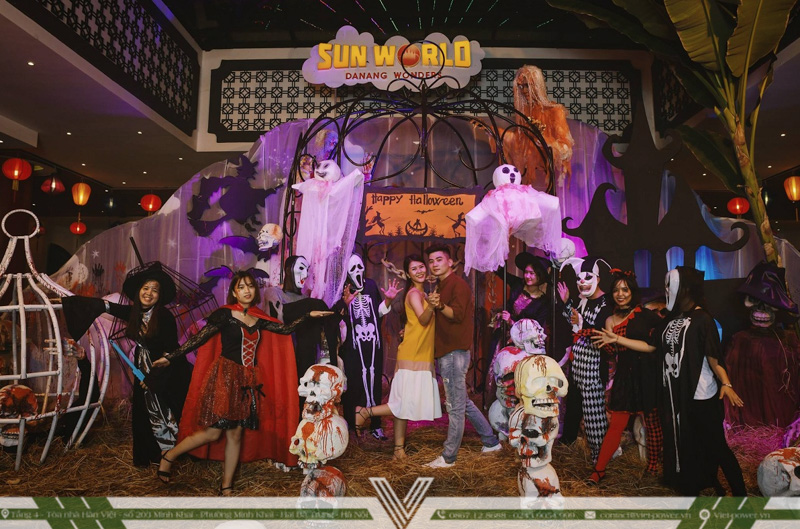 Trang trí địa điểm tổ chức tiệc Halloween